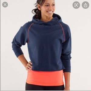 LULULEMON Please Me Crop Hoodie Inkwell Size 6